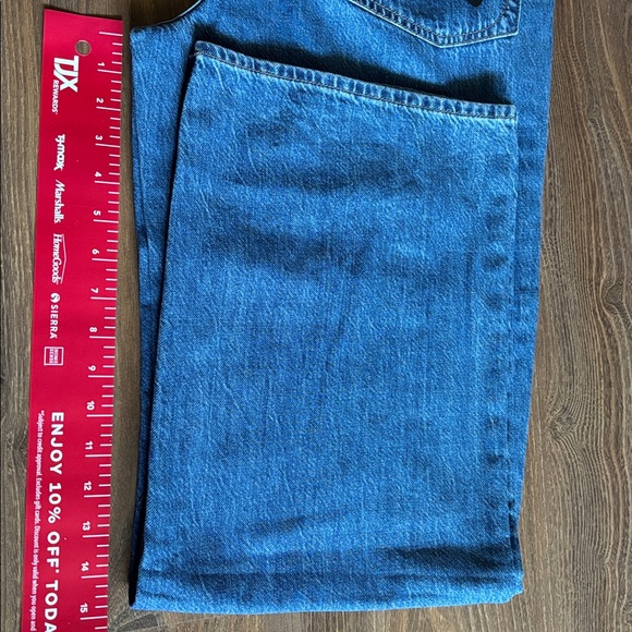 rag & bone women Lori mid-rise wide leg Blue Jeans - Picture 11 of 12